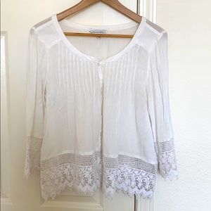 American Eagle white blouse